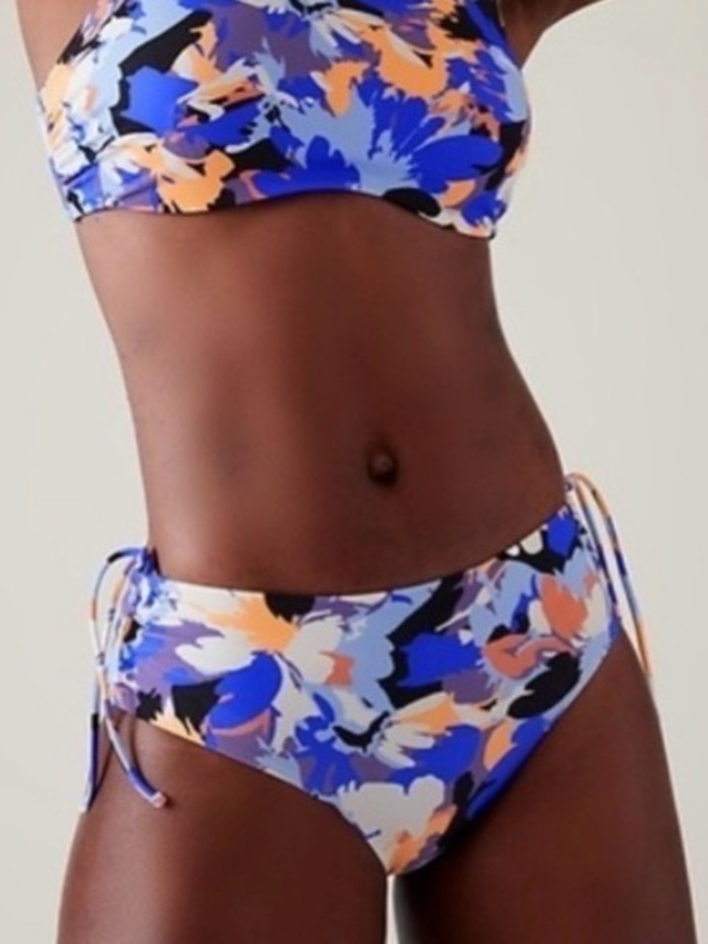 Athleta Cinch swim bottom Lg, EUC
